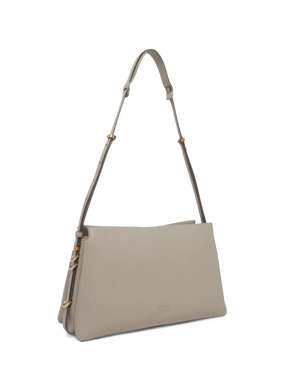 PINKO leather crossbody bag - Marrone