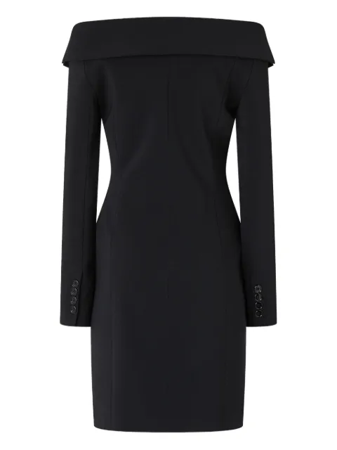 PINKO off-shoulder buttoned midi dress