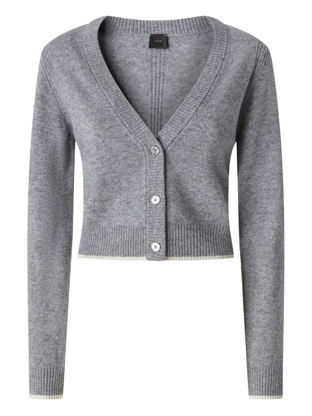 PINKO cropped cardigan Grijs