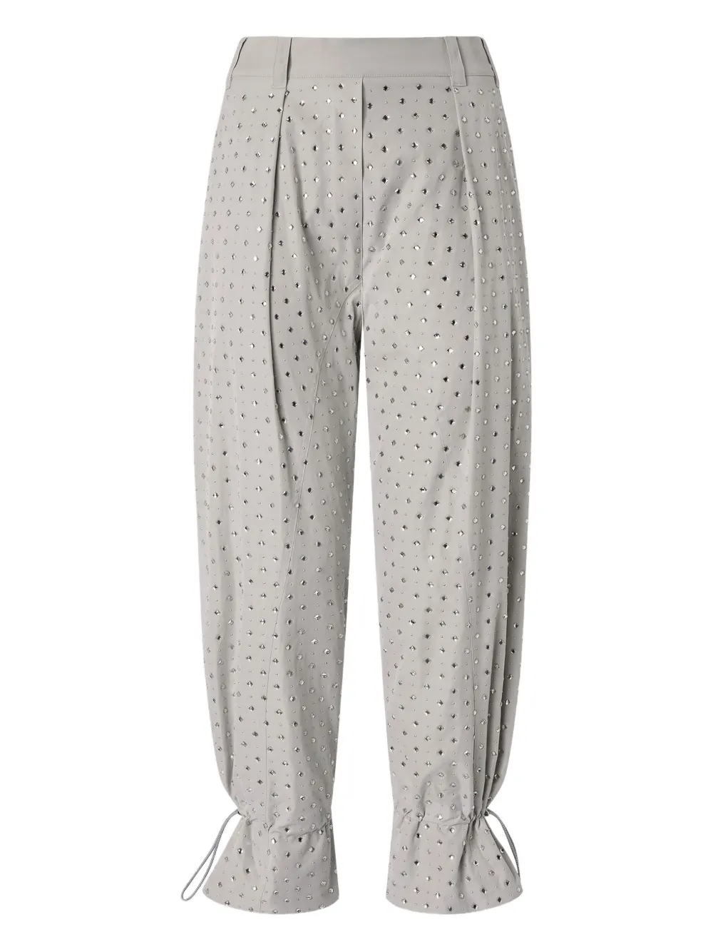 PINKO eyelet drawstring trousers | Grey | Image 1