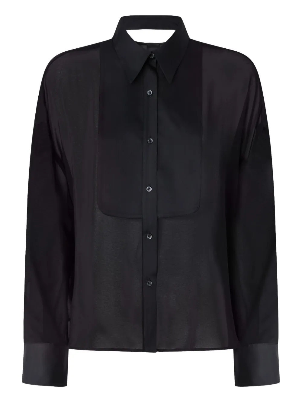 PINKO pleated-panel shirt | Black | Image 1