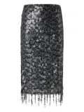 PINKO sequinned midi skirt - Grey