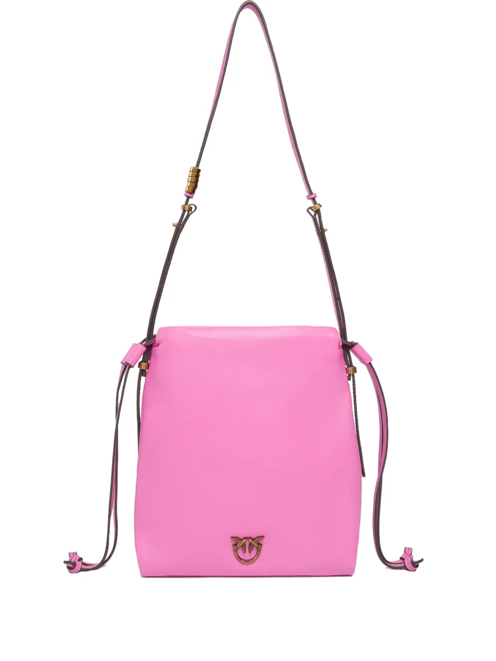 PINKO Borsa Love Birds con decorazione - Rosa