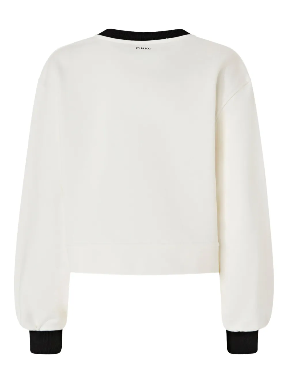 Pinko Crew-neck Sweatshirt In White
