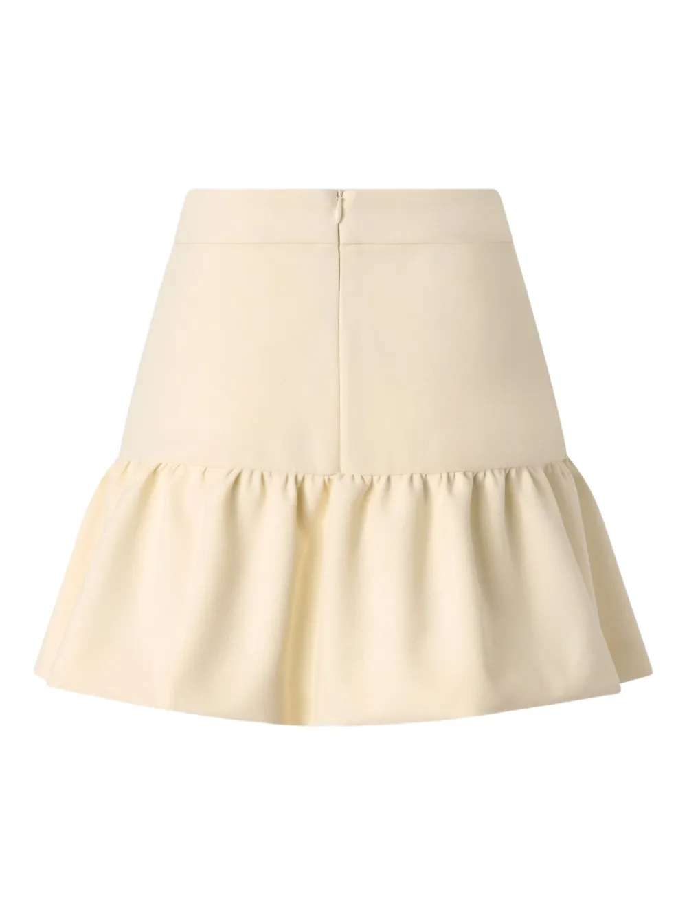 PINKO ruffled mini skirt - Wit