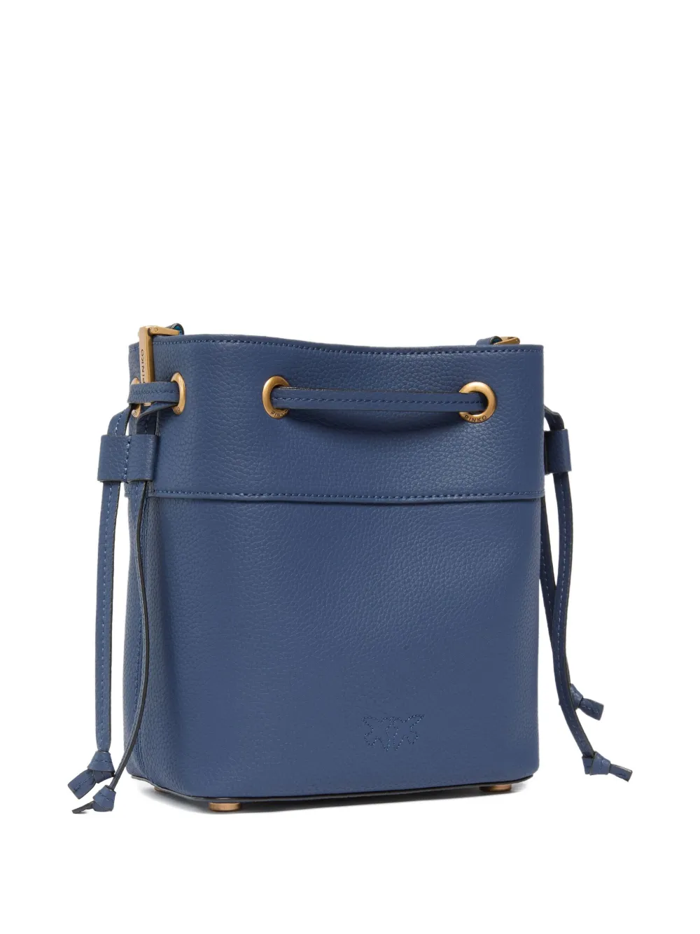 PINKO drawstring bucket bag Blauw