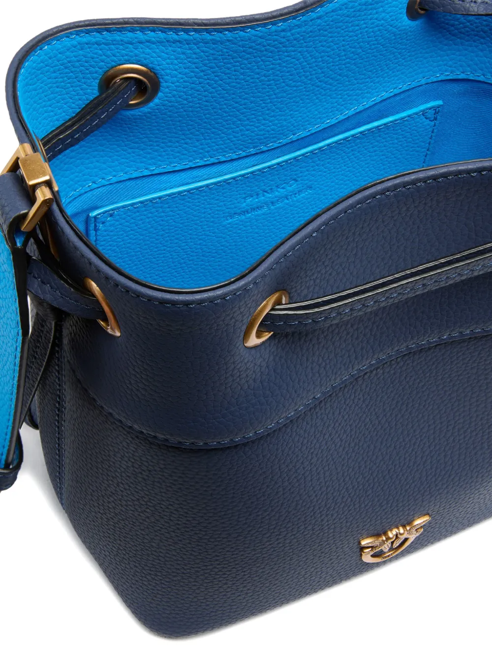 PINKO drawstring bucket bag Blauw