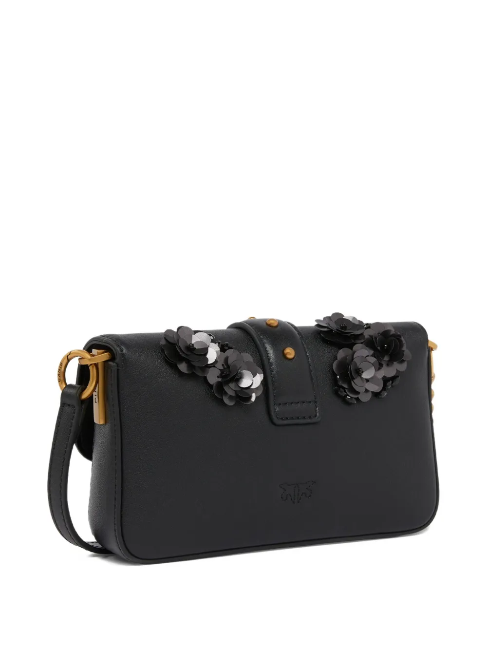 PINKO flower-embellished leather bag | Image 2