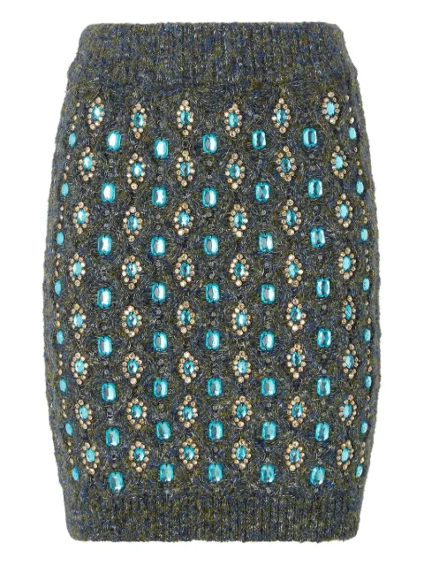 PINKO falda corta en tejido de ocho