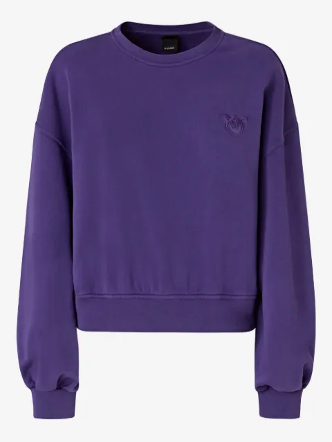 PINKO Sweatshirt mit Logo-Stickerei