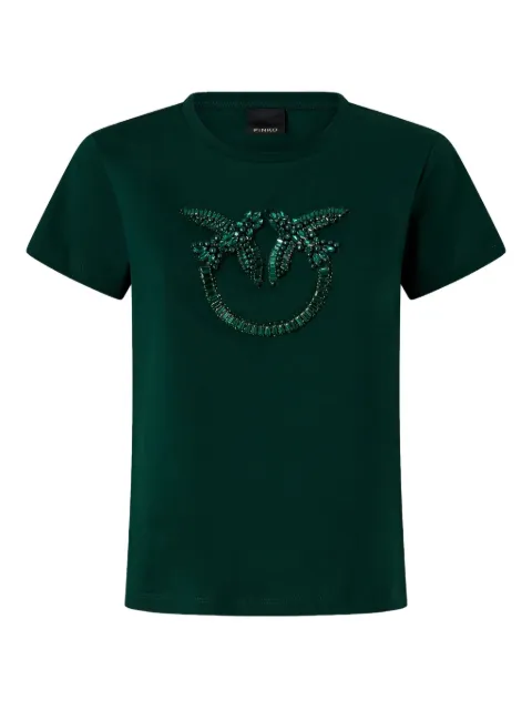 PINKO T-Shirt mit verziertem Logo