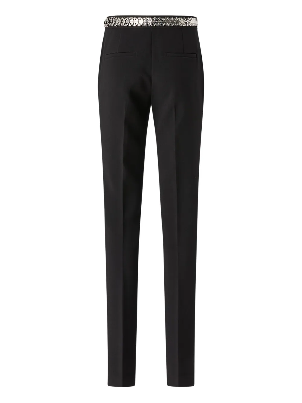 PINKO Broek met verfraaide ceintuur - Zwart