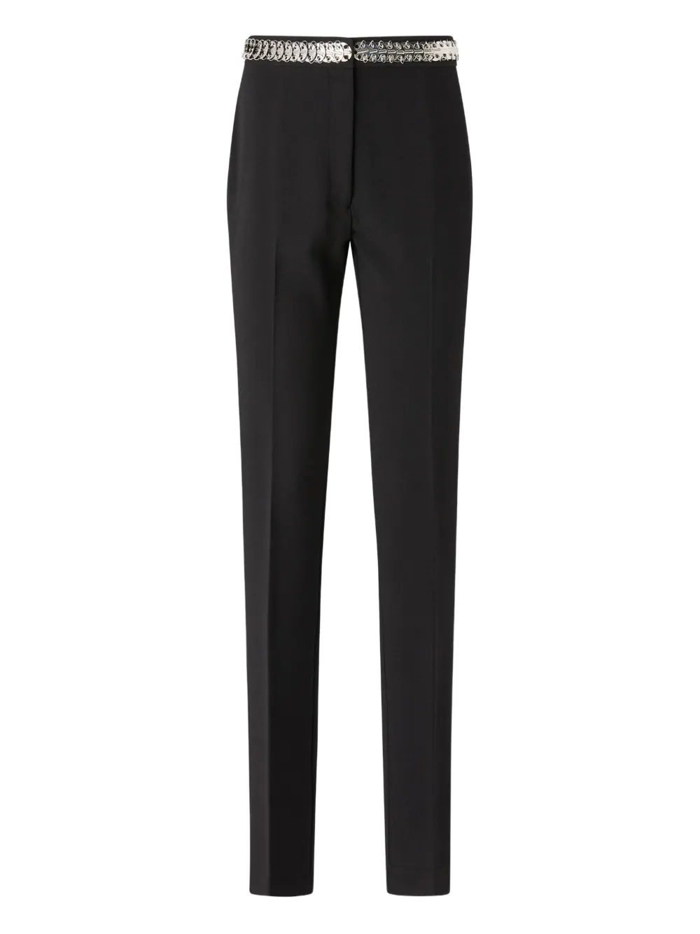 PINKO embellished-bet trousers - Nero