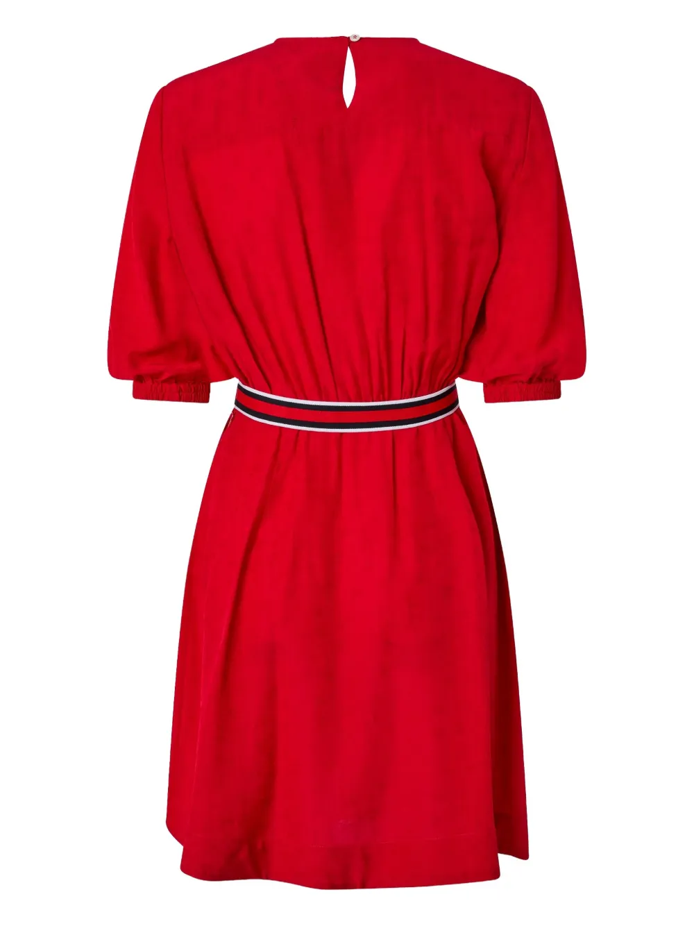 PINKO Jurk met pofmouwen - Rood