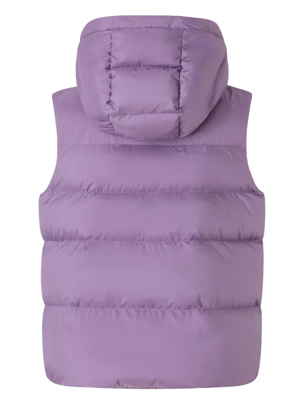 PINKO hooded puffer gilet Paars