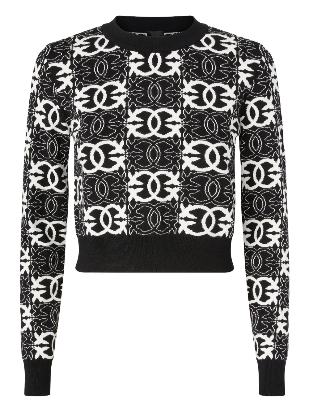 geometric-pattern sweater