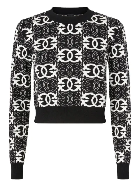 PINKO geometric-pattern sweater