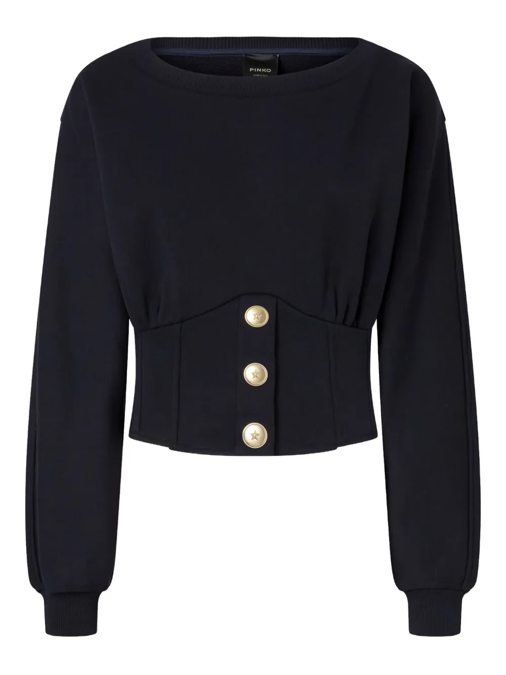 PINKO Sweater met knoopdetail Blauw