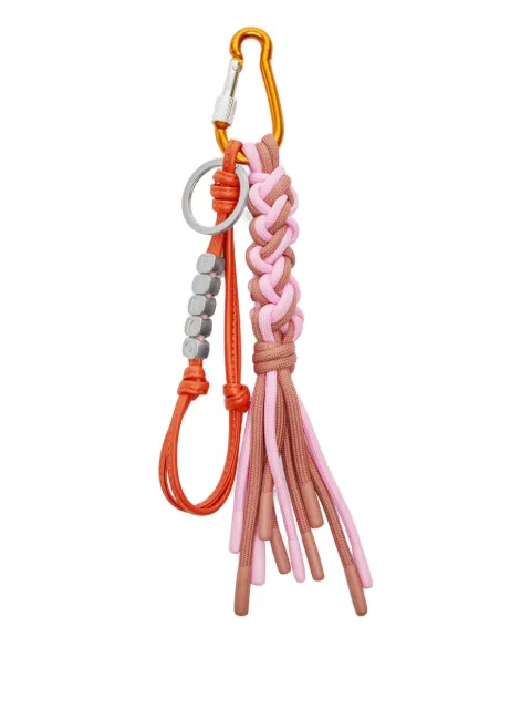 PINKO braided-tassel keyring