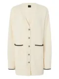 PINKO Tasmania button cardigan - White