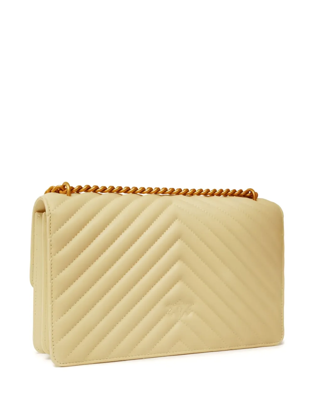 PINKO bird-embellishment shoulder bag - Beige