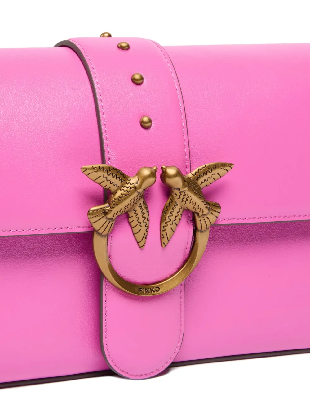 PINKO Schoudertas met logo Roze