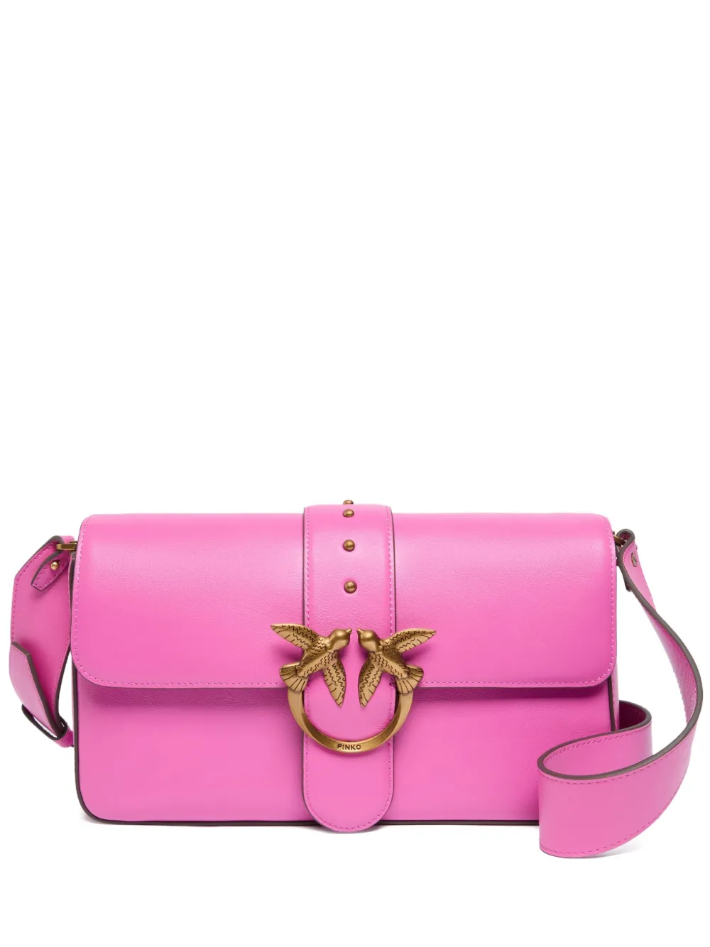 PINKO Schoudertas met logo Roze