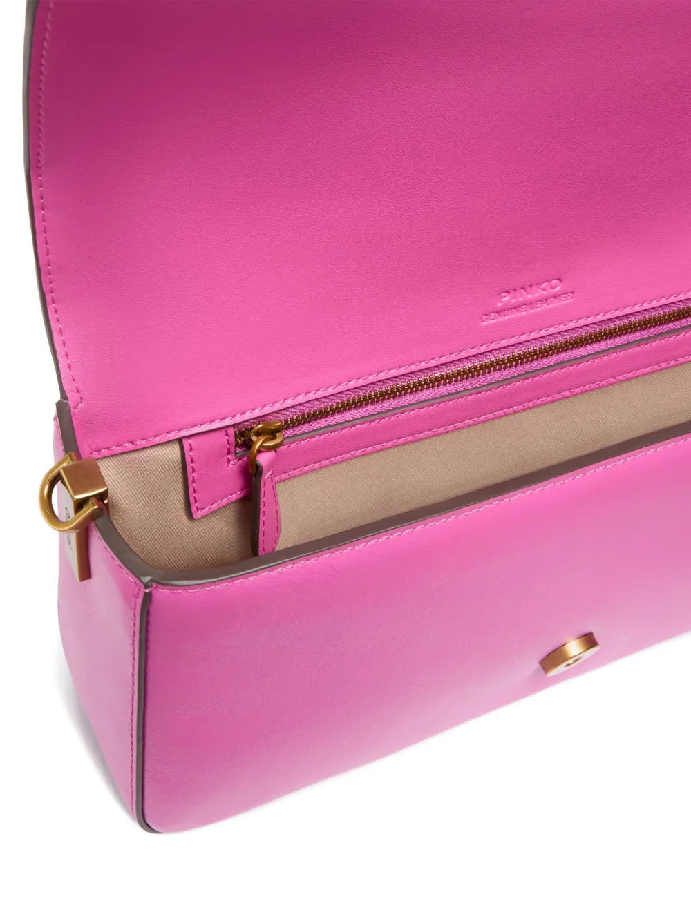 PINKO Schoudertas met logo Roze