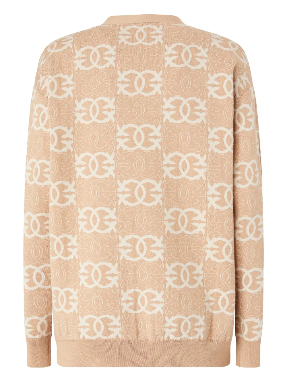 PINKO Vest met geometrisch patroon Beige