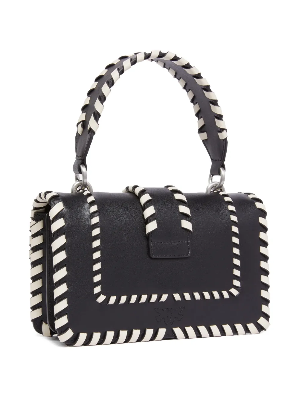 PINKO One Love kleine crossbodytas Zwart