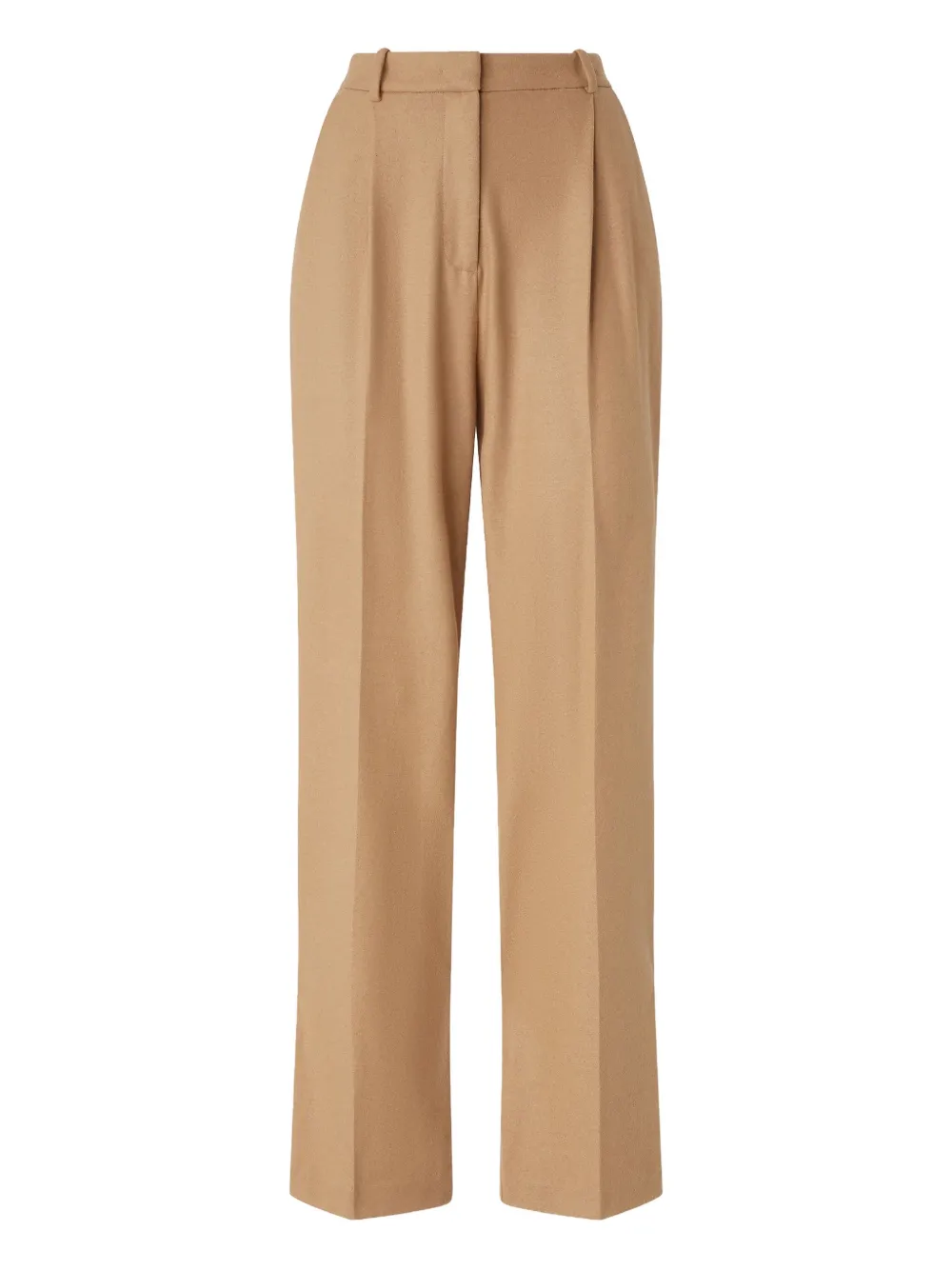 Pinko Wide-leg Trousers With Straps In Neutral