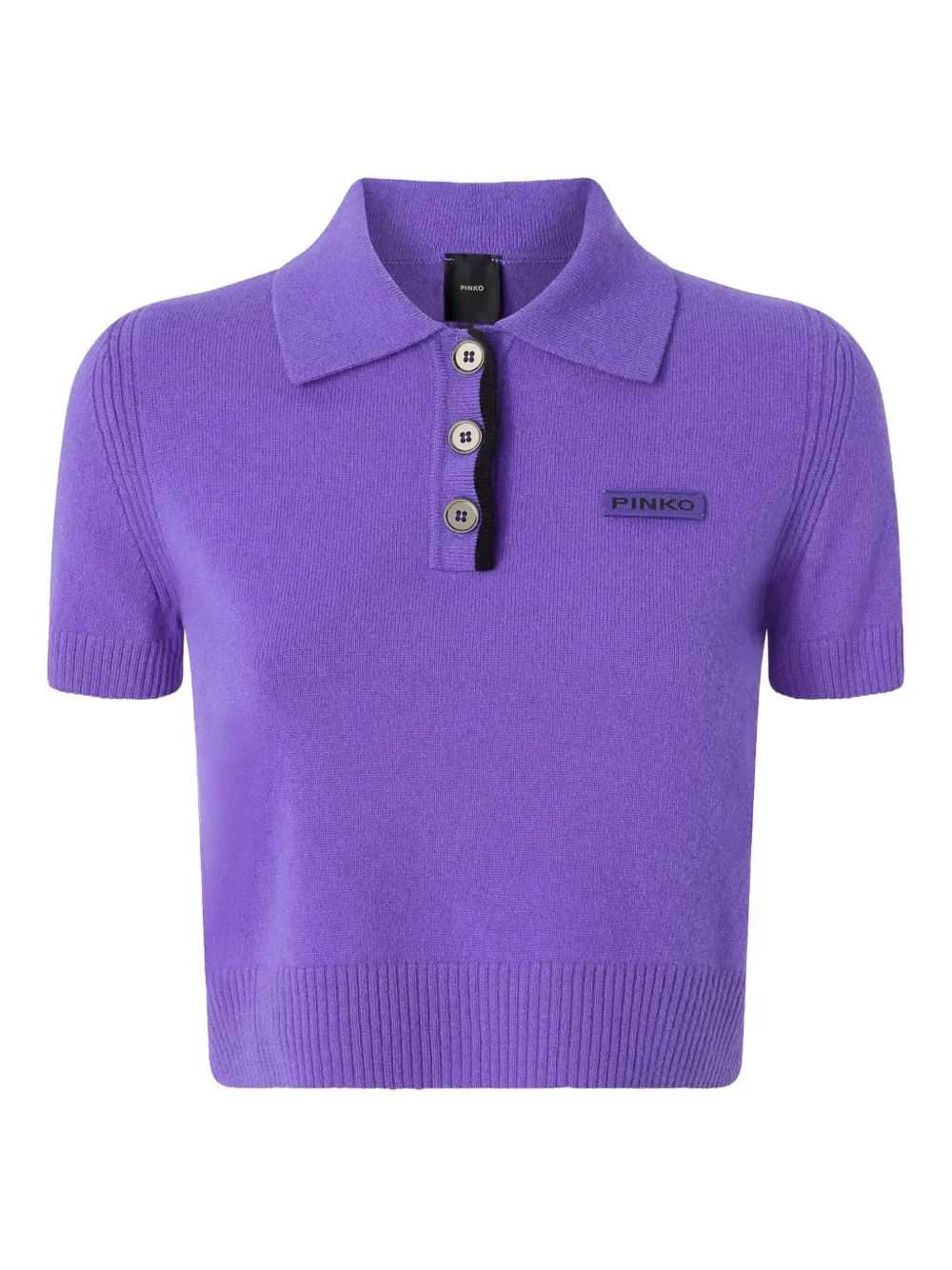 PINKO Polotop met korte mouwen Paars