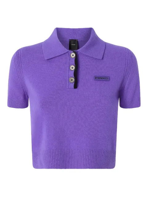 PINKO short-sleeve polo top