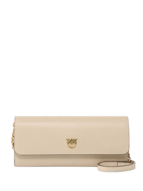 PINKO chain-strap leather wallet