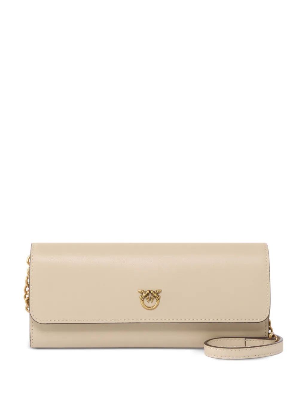PINKO chain-strap leather wallet | Neutrals | Image 1