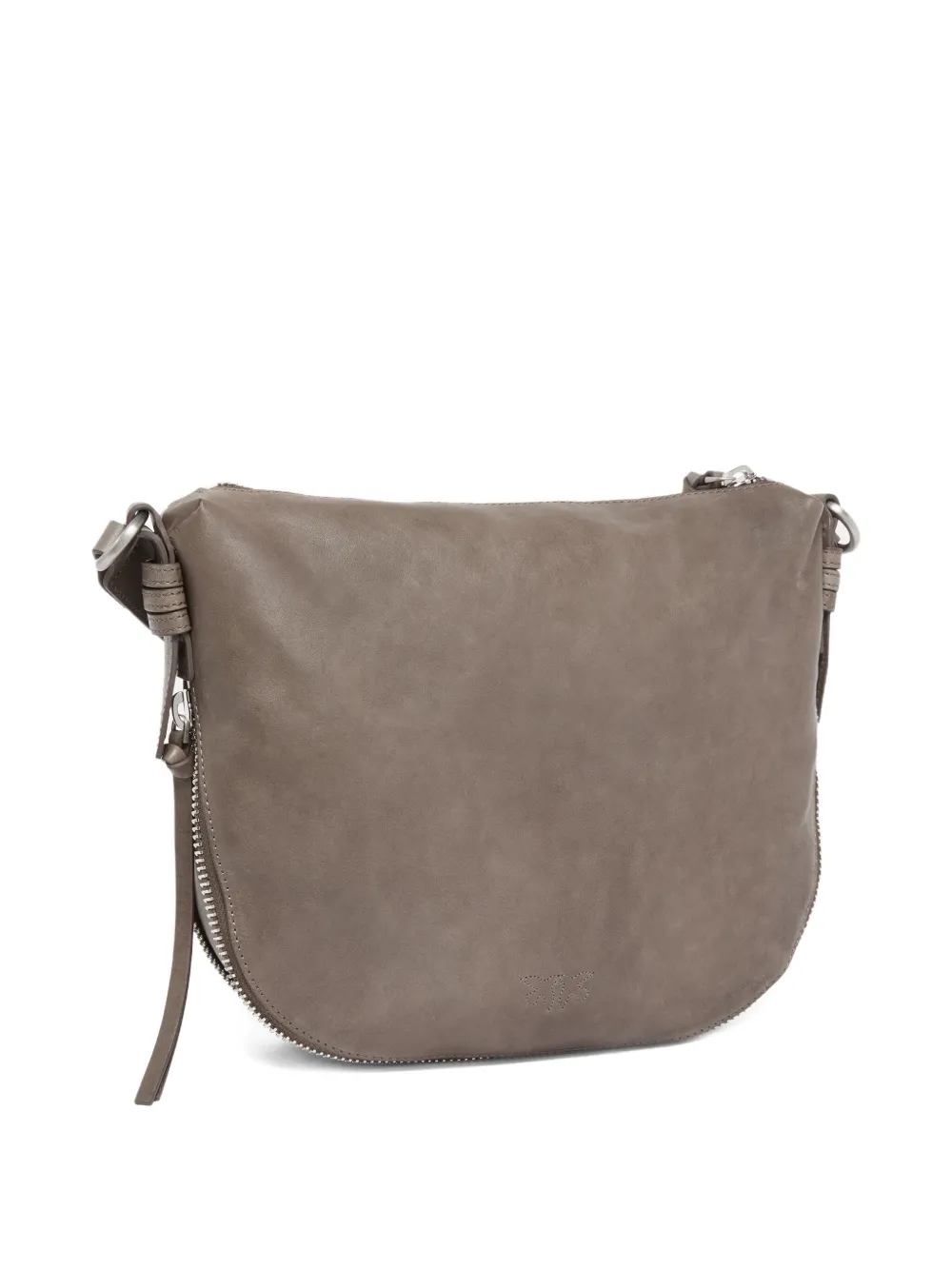 PINKO Leren shopper met ritssluiting - Bruin