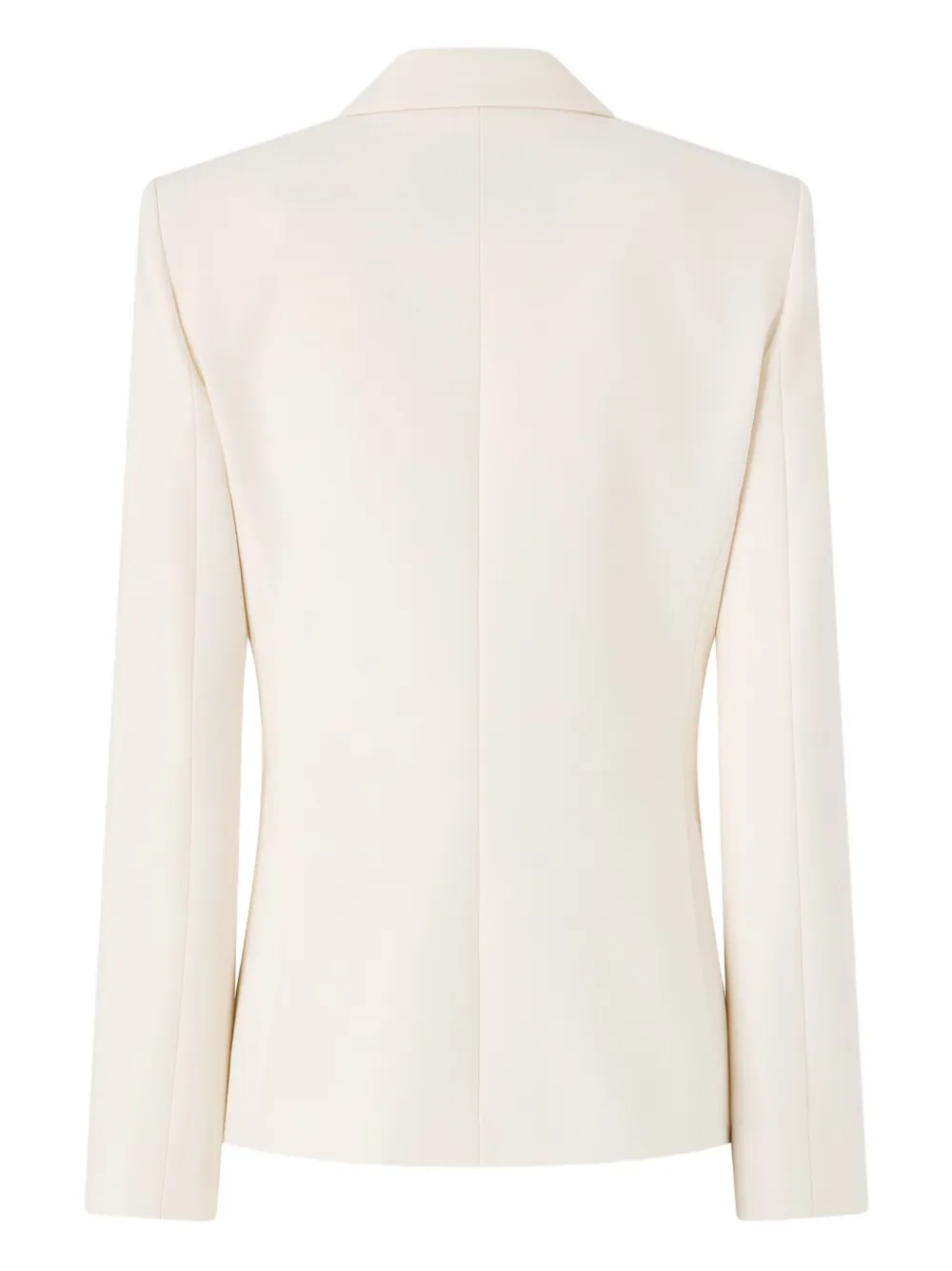 Pinko Tailored Blazer With Button And Back Vent In Neutral
