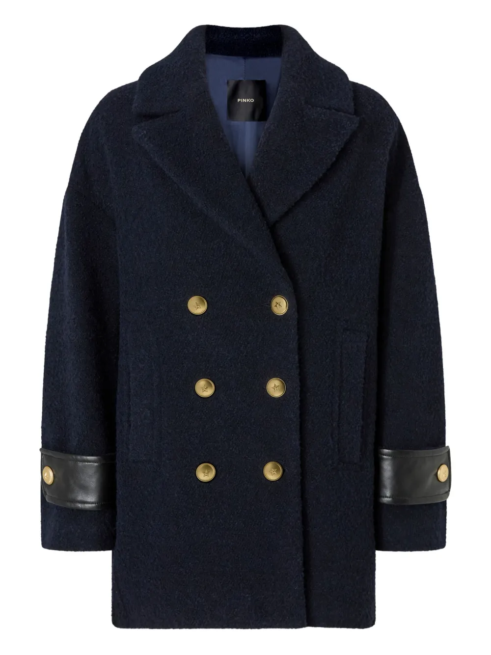 PINKO Jas met dubbele rij knopen en manchetten Blauw