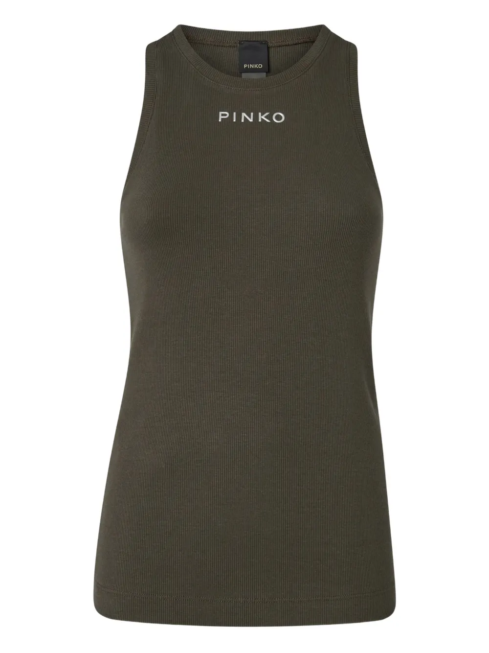 ribbed logo top