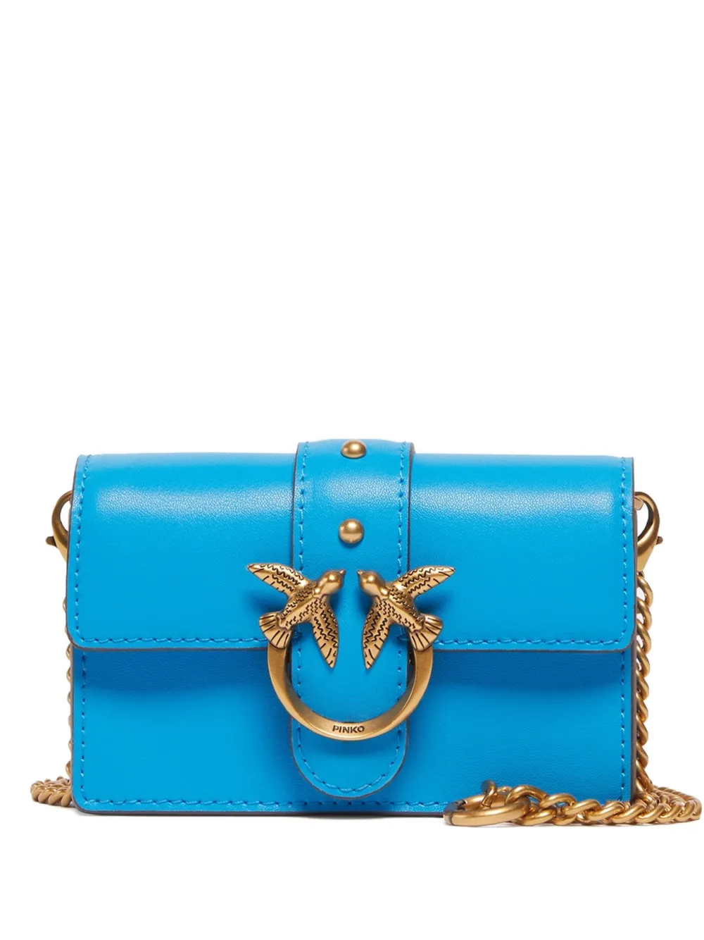 PINKO Leren tas Blauw