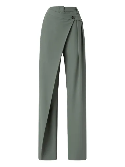 PINKO wrap-front pleated trousers