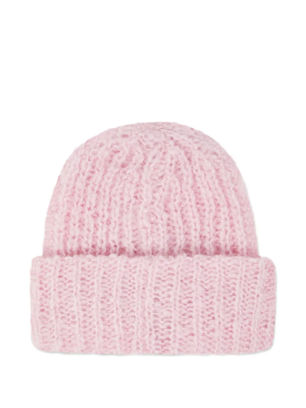 PINKO Ribgebreide muts Roze