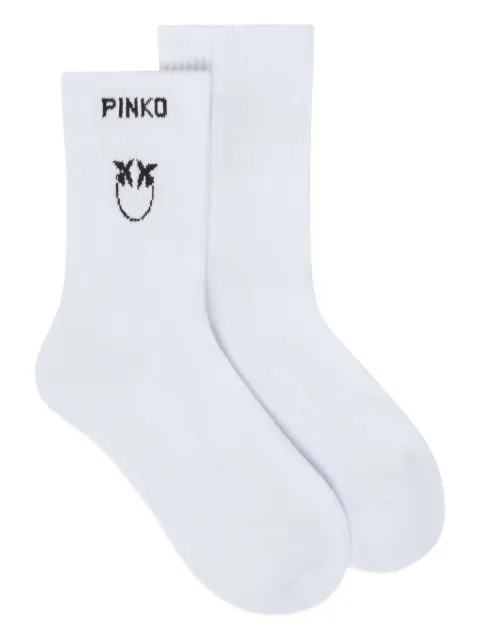 PINKO calcetines con logo en jacquard