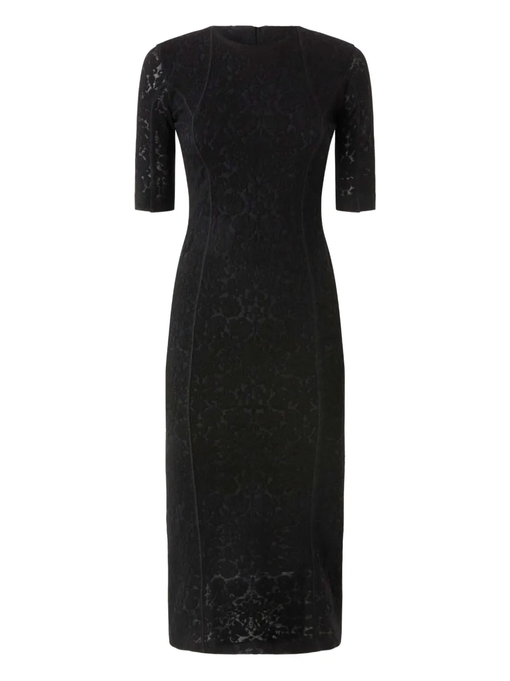 PINKO robe mi-longue Arame à col rond | noir | Image 1