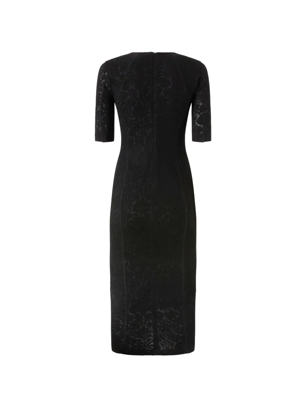 PINKO Arame midi-jurk met ronde hals Zwart