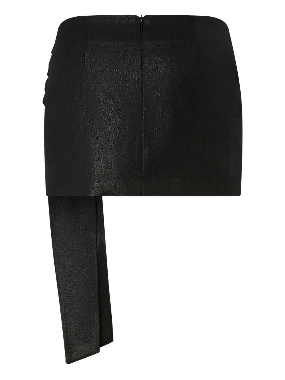 PINKO Gedrapeerde rok met strikdetail - Zwart