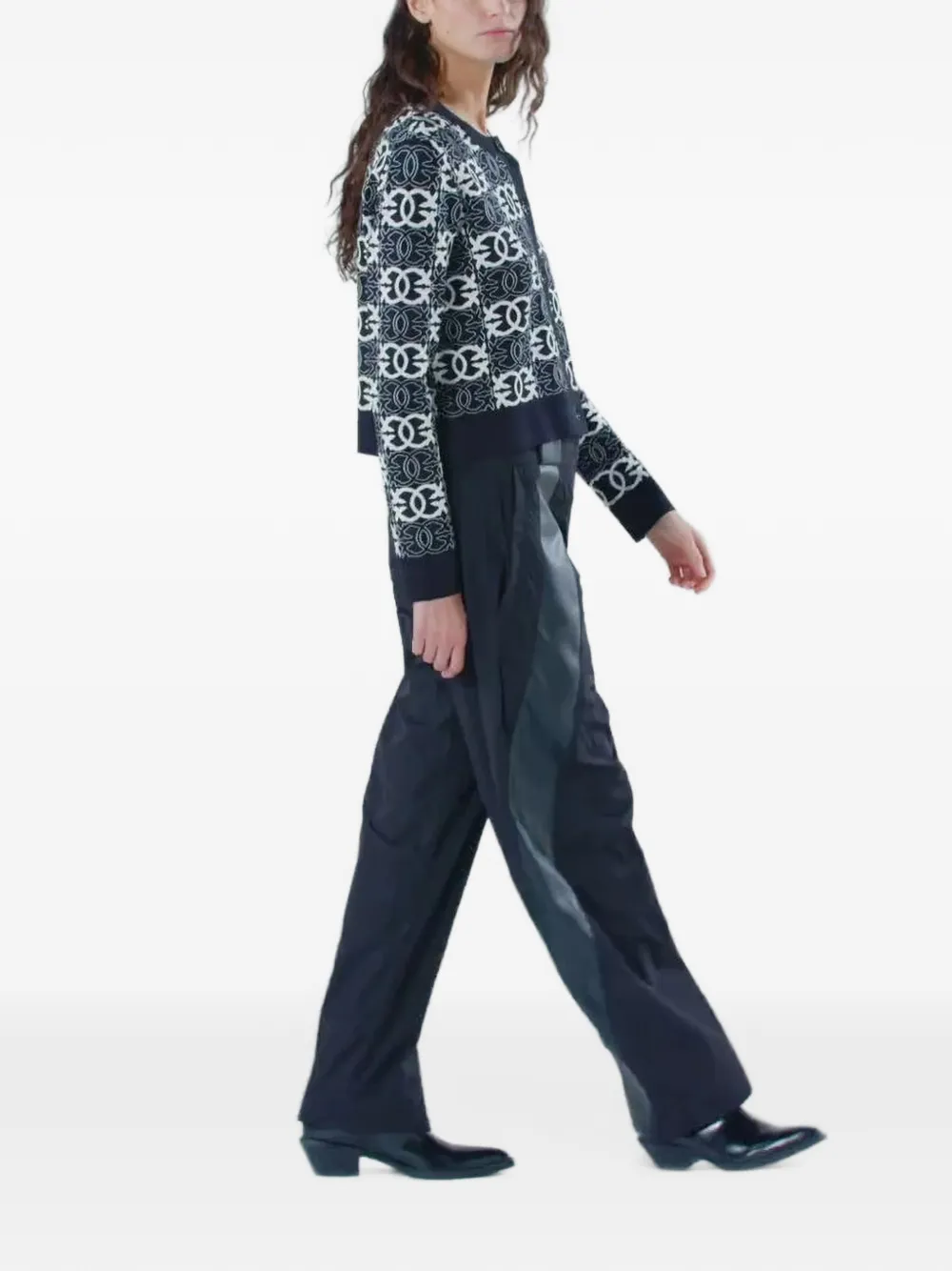 PINKO Vest met patroon Zwart
