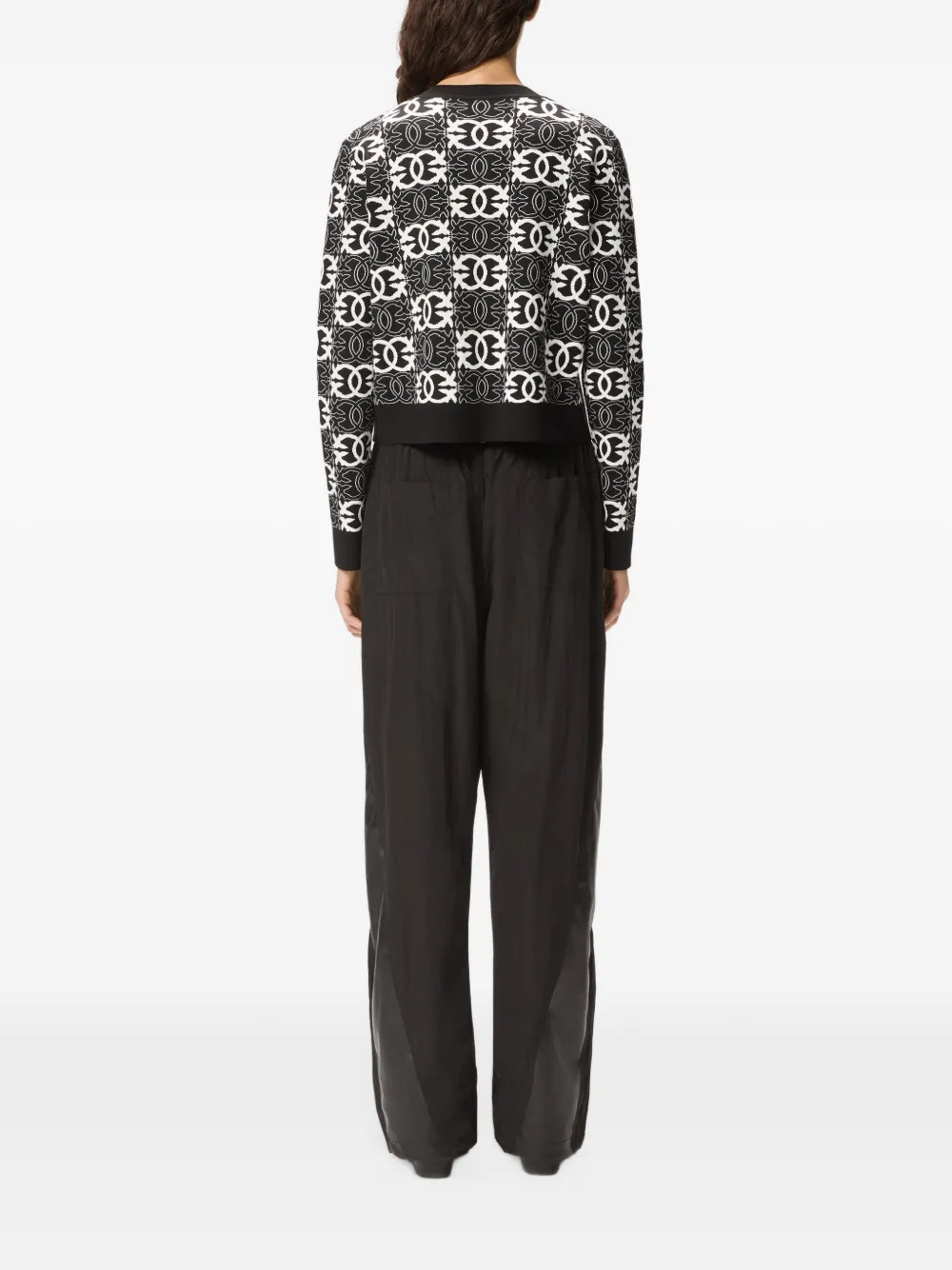 PINKO Vest met patroon Zwart