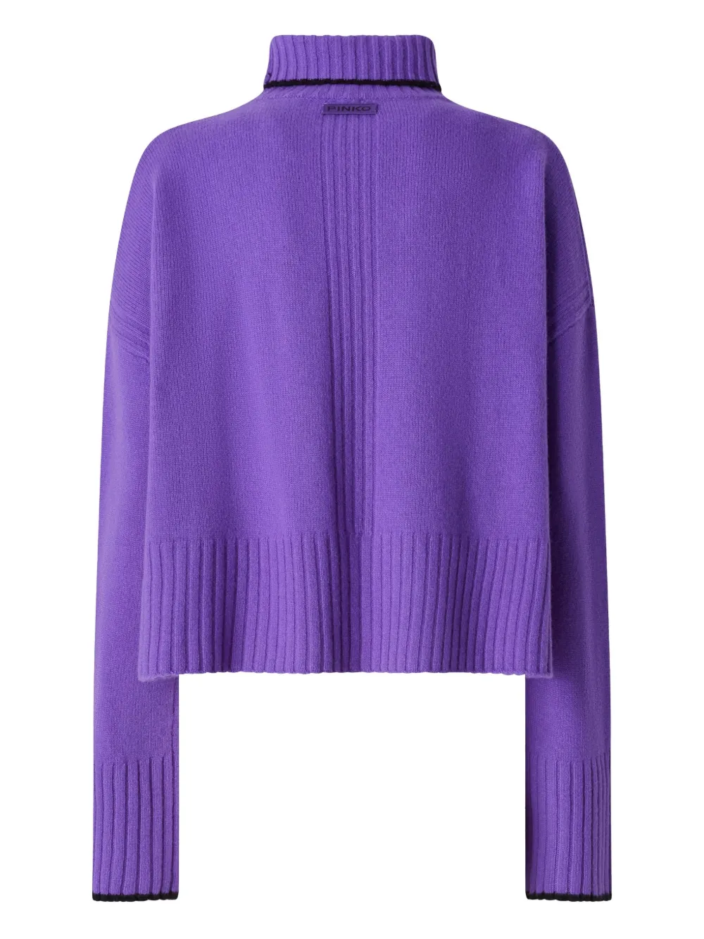 PINKO Trui met contrasterende afwerking Paars