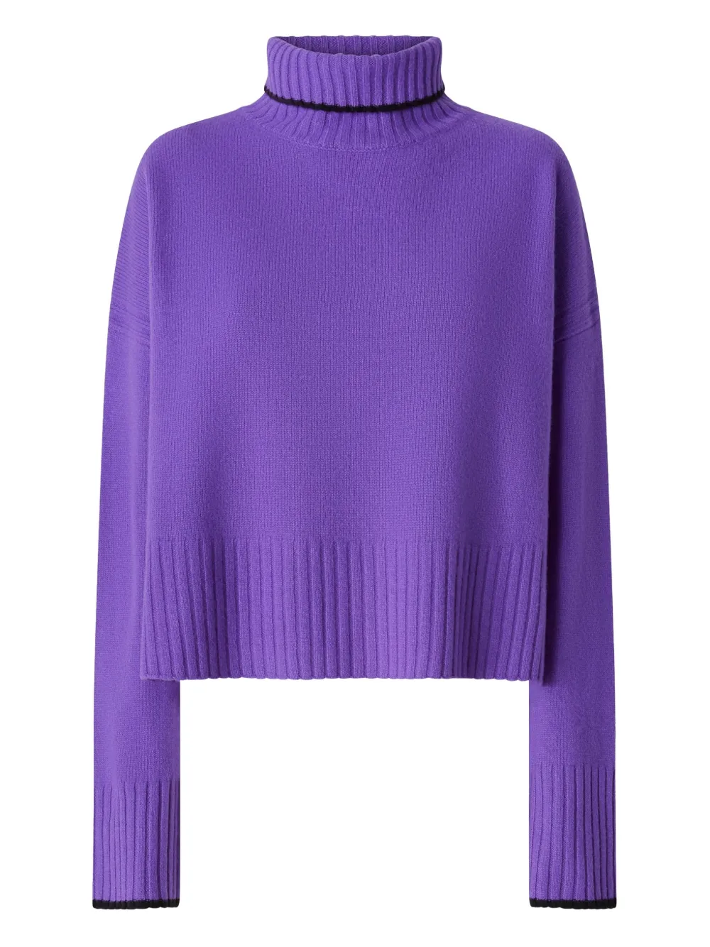 PINKO Trui met contrasterende afwerking Paars